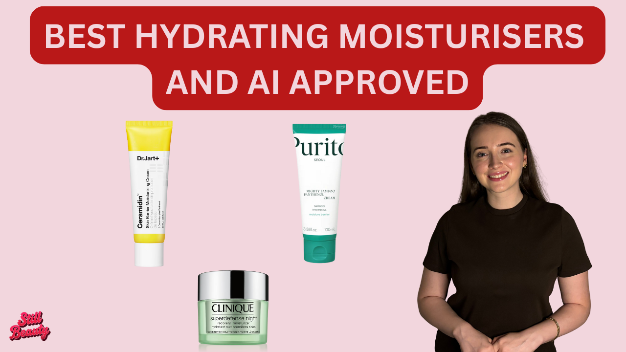 Best hydrating moisturisers and AI approved thumbnail