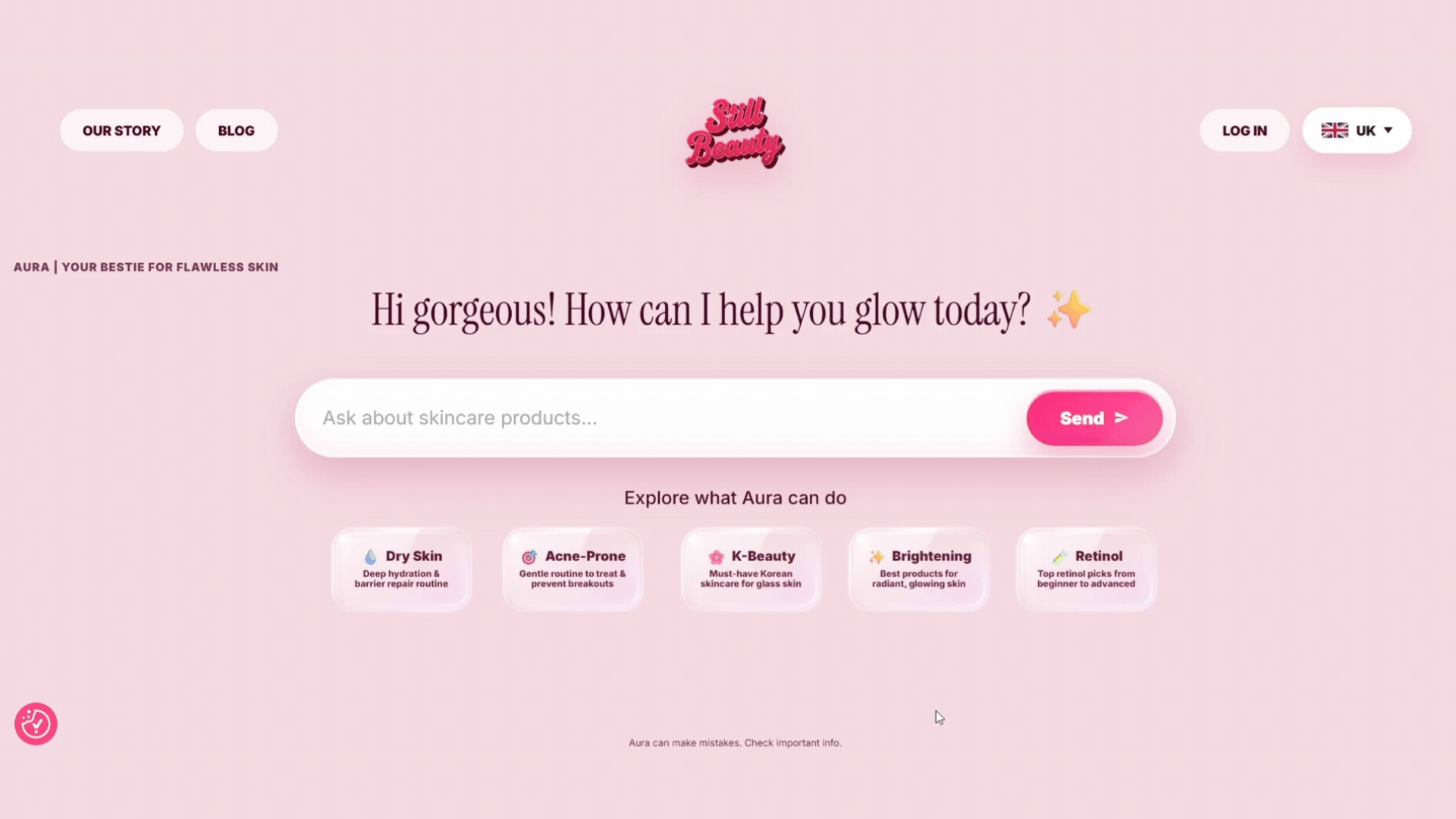 Aura chat experience preview